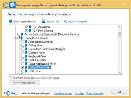 DISMUI Interface Screenshot